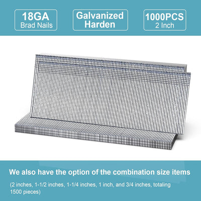 Clavos Brad Galvanizados 2pulg 1000uds