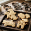 Cortadores galletas perros acero inox huesos huellas