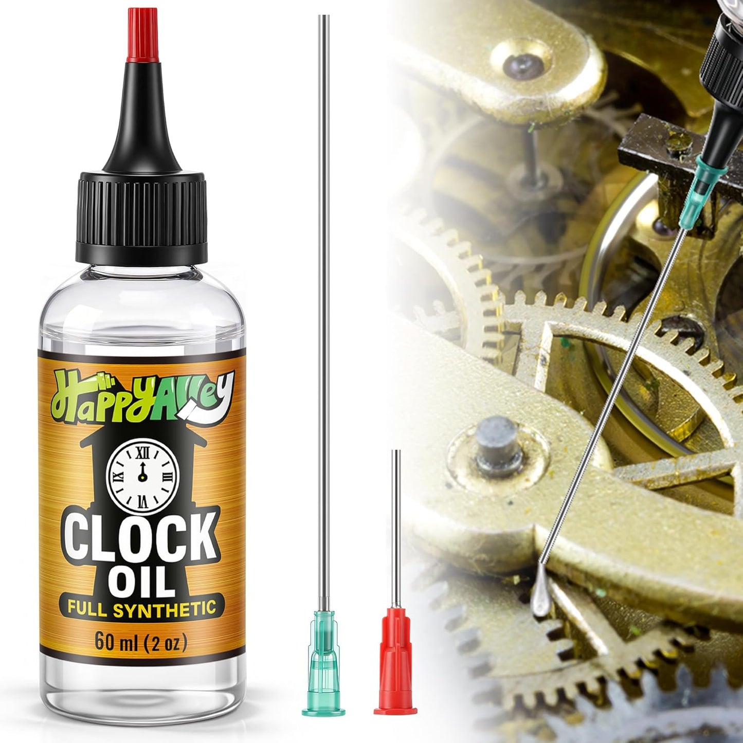 Aceite reloj sintético 2oz con aplicador para relojes abuelo