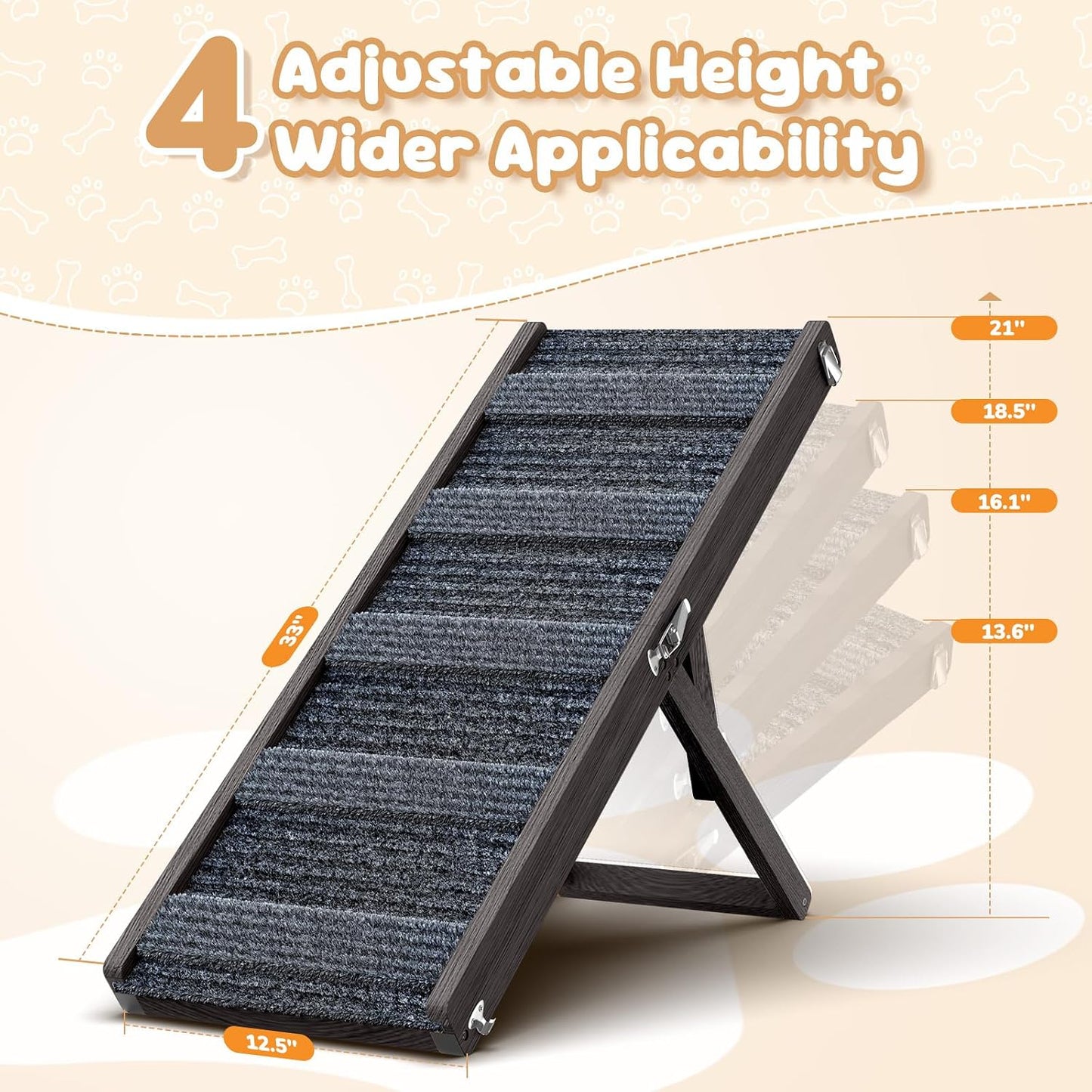 Rampa plegable perros 13-21 antideslizante