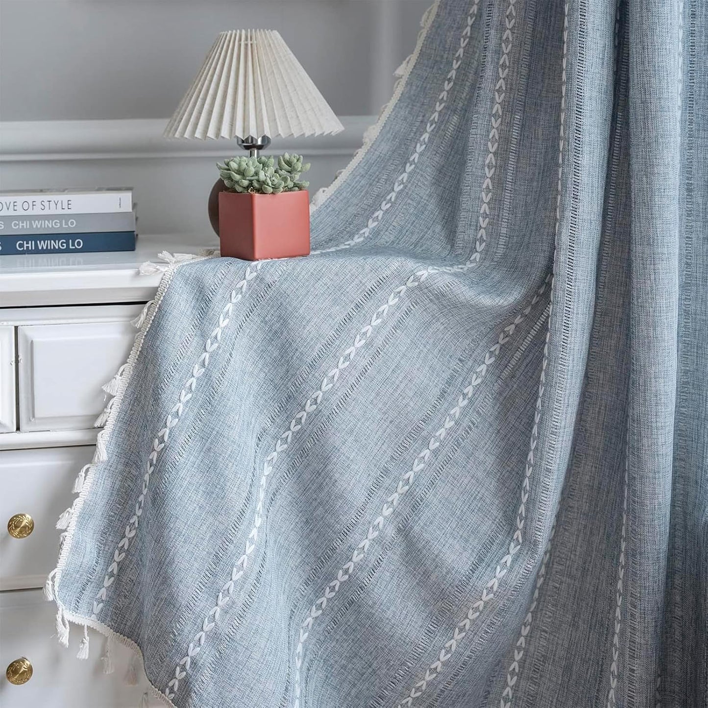 Cortinas y mantel de granja ColorBird