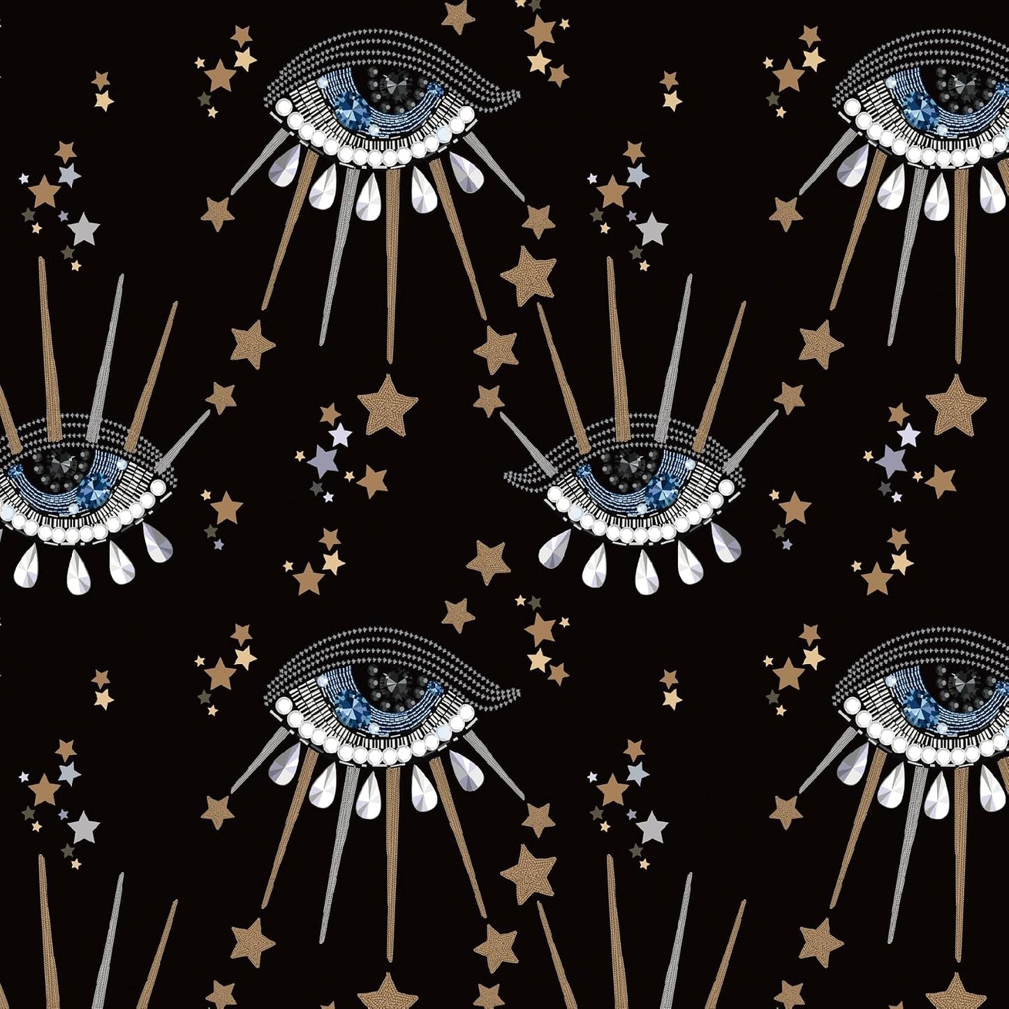 Papel tapiz galaxia 15x189pulg ojos estrellas sol dormitorio niños