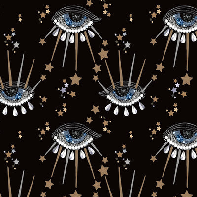 Papel tapiz galaxia 15x189pulg ojos estrellas sol dormitorio niños