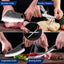 Set 9 Cuchillos Chef Forjados a Mano con Bolsa