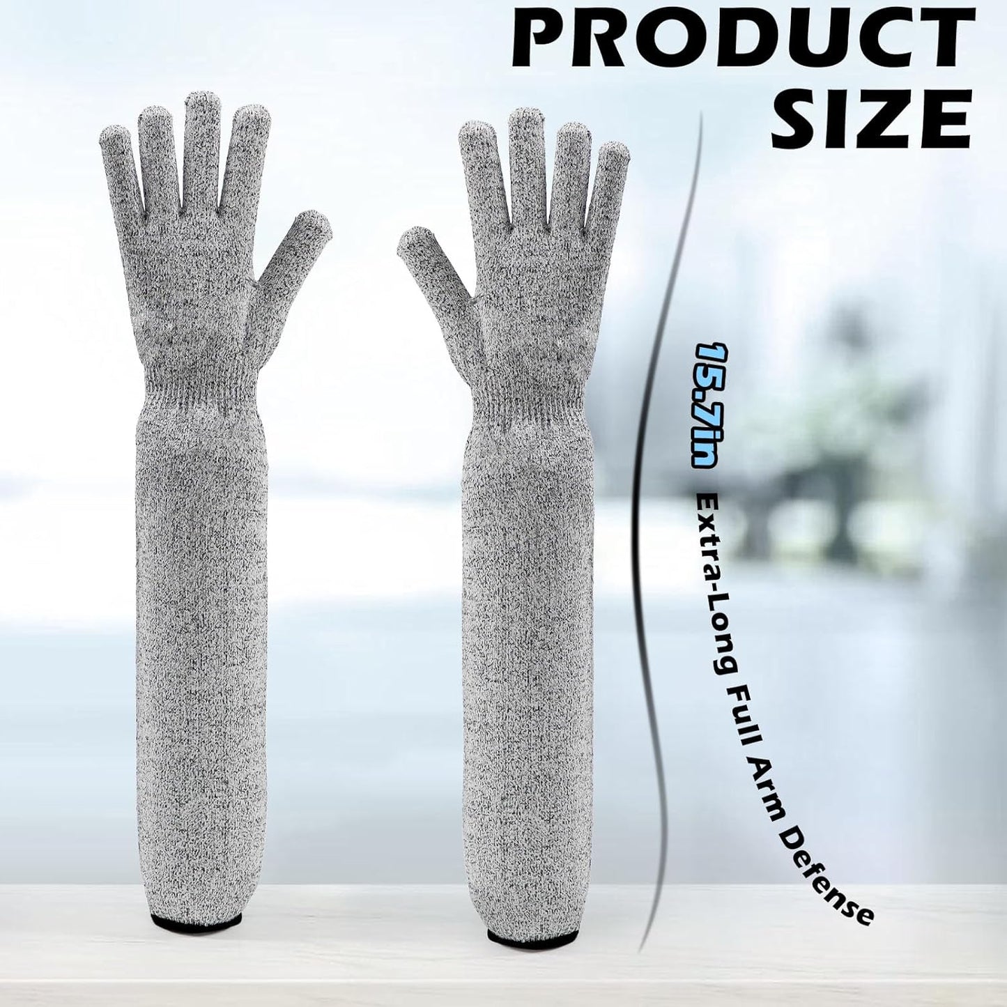 Guantes mascotas fibra aramida 15.7pulg para recortar uñas