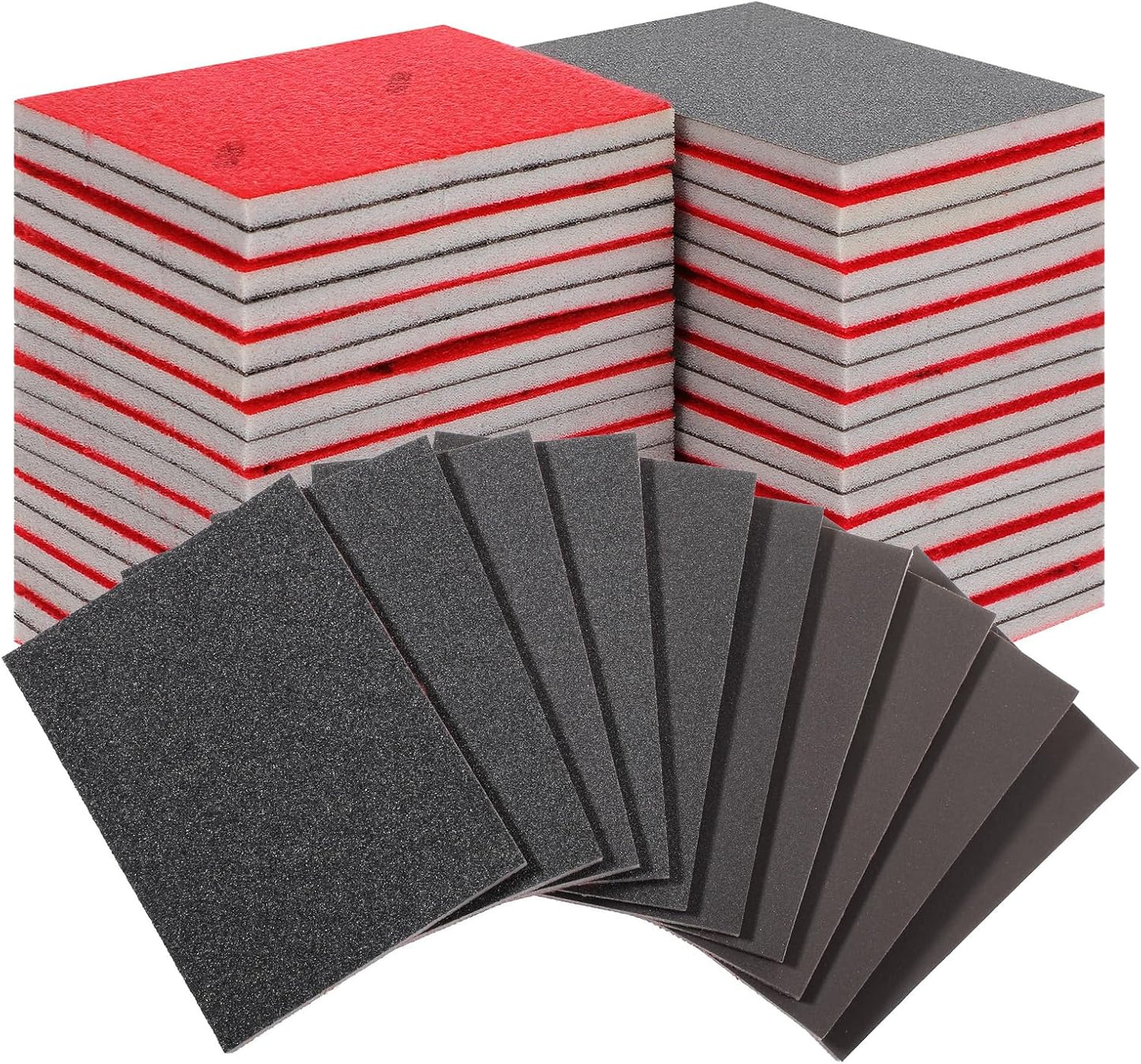 60 Esponjas Lijado Grano 180-3000 Espuma Suave 3x4pulg