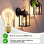 Bombillas LED Edison A19 E26 regulables vintage ámbar 2200K