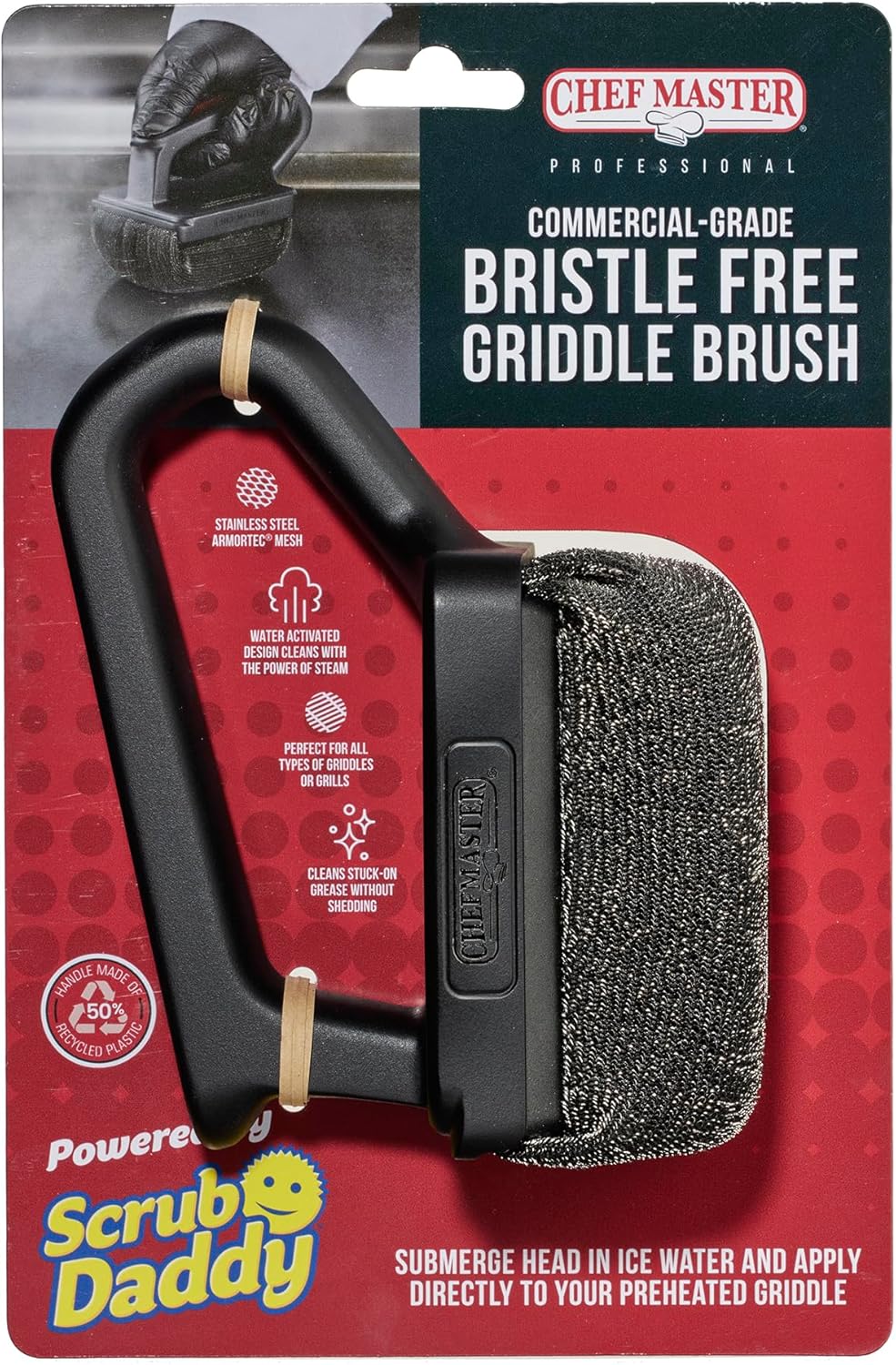 Cepillo parrilla sin cerdas ScrubDaddy para Blackstone Weber