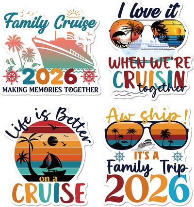 Adornos para puertas de crucero familiar 2026 estilo vintage magnéticos reutilizables 12 piezas
