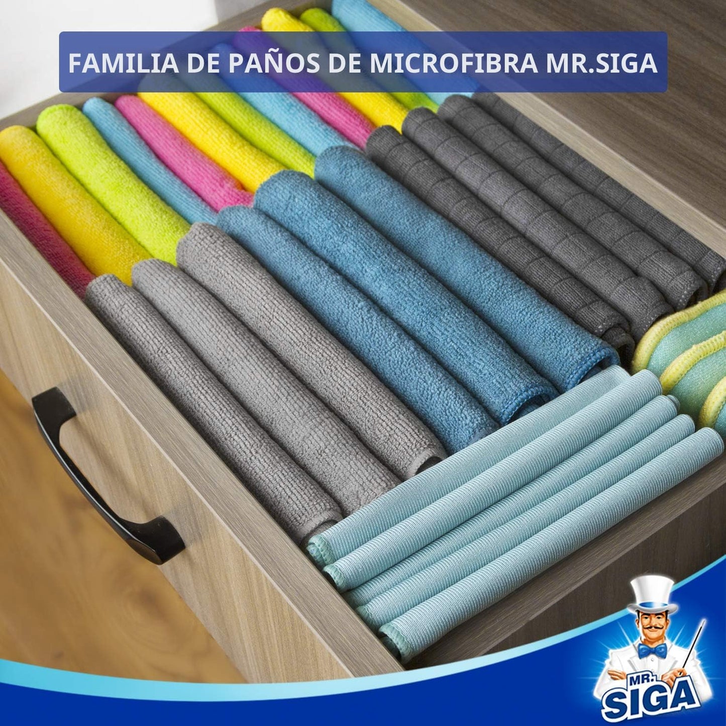 Paquete 12 paños microfibra 12.6x12.6pulg