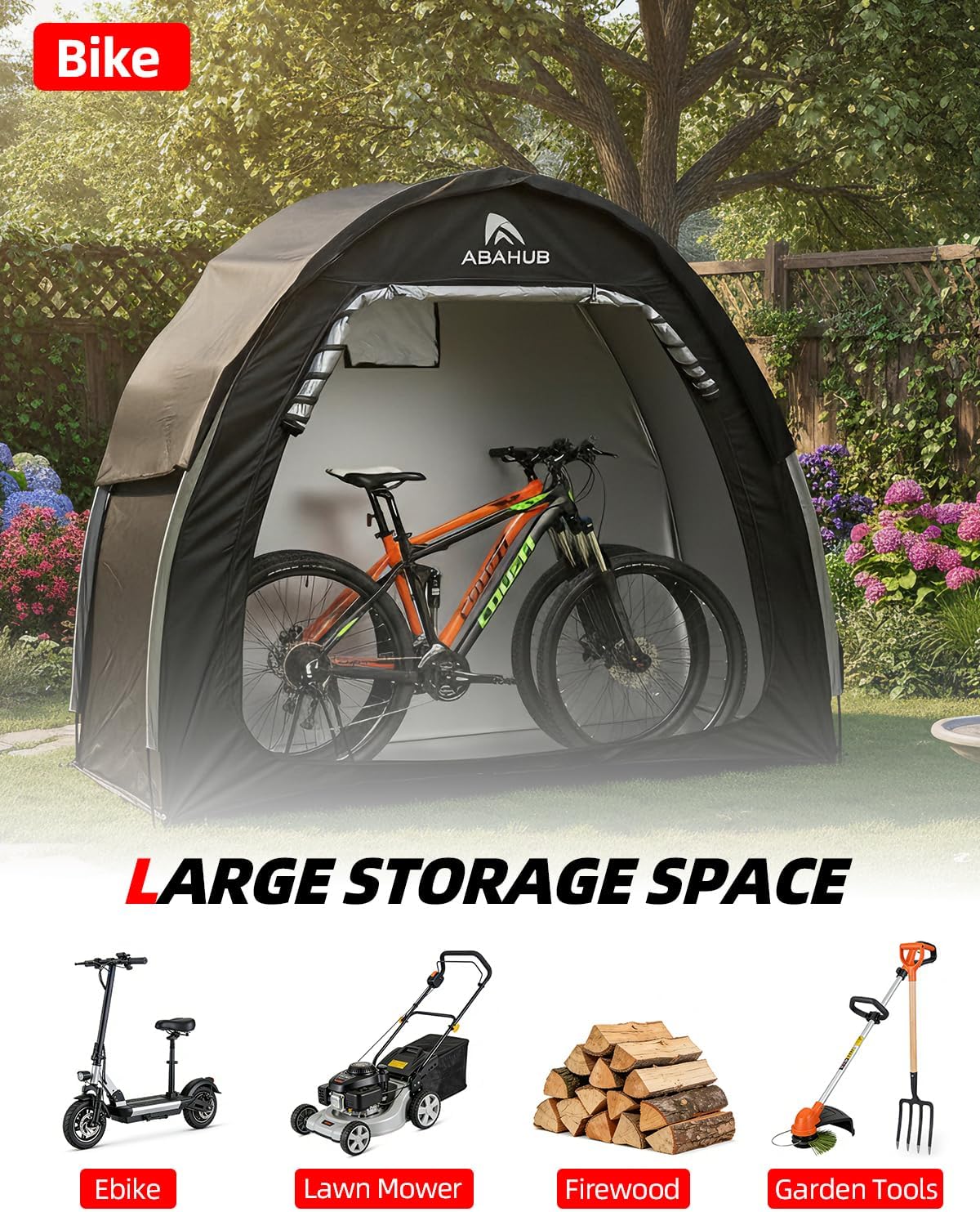 Tienda campaña bicicleta recubierta plata PU4000 impermeable
