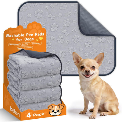 Almohadillas perros 18x24pulg set 4 antideslizantes
