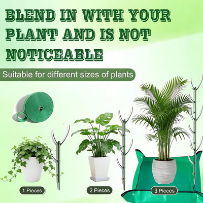 10 Estacas Apilables para Plantas Trepadoras
