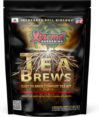 Kit té compost 2.82oz 2 bolsas 5gal potenciador floración