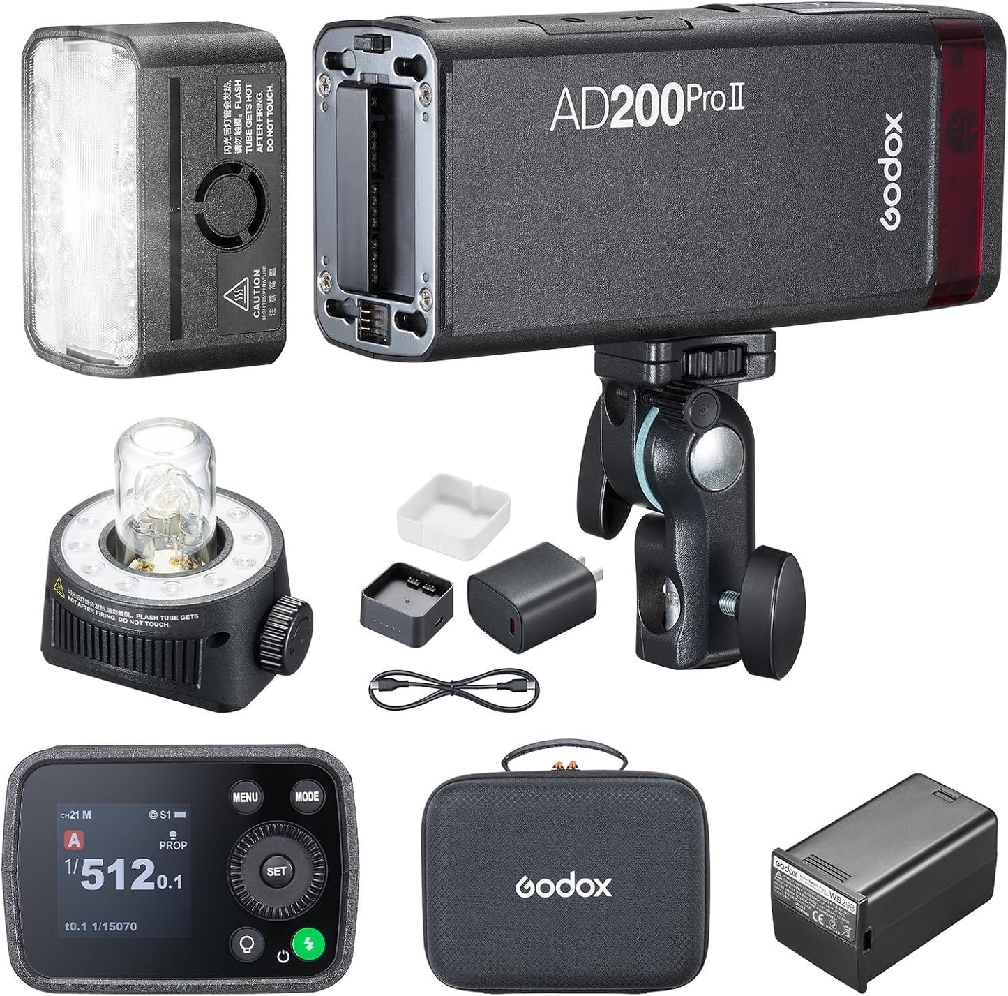 Flash AD200 PRO II 200Ws 2.4G 1/512