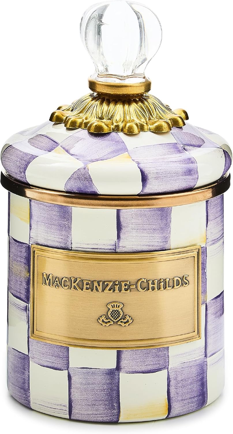 Recipiente Esmalte Almacenamiento Cocina Tapa Mini Morado Violeta