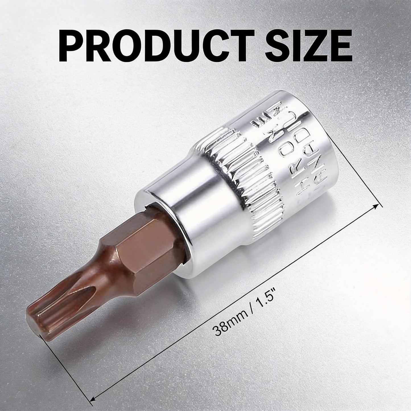 6 Pzas T30 Torx Socket 1.496pulg para Trinquete