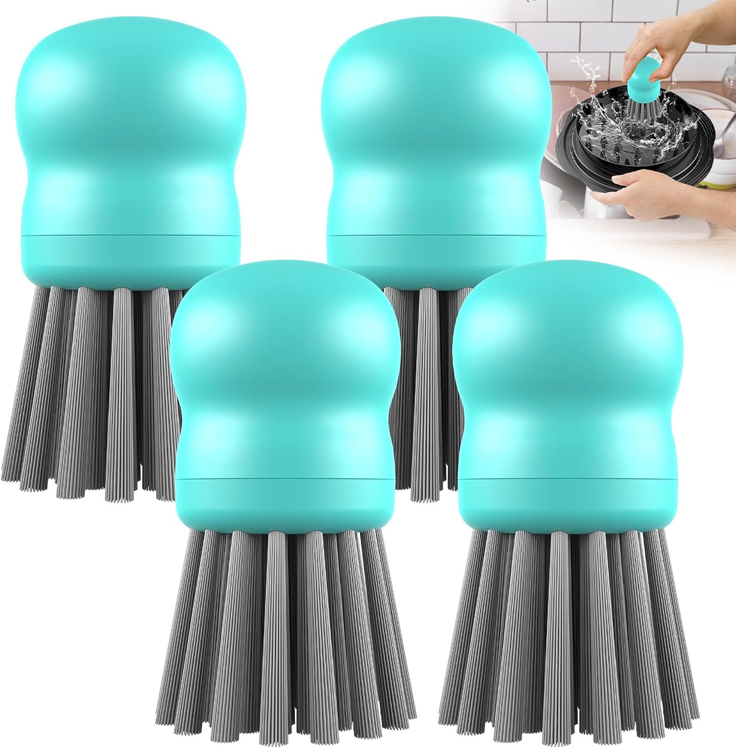 Cepillo cocina ergonómico para trituradora de pollo 4
