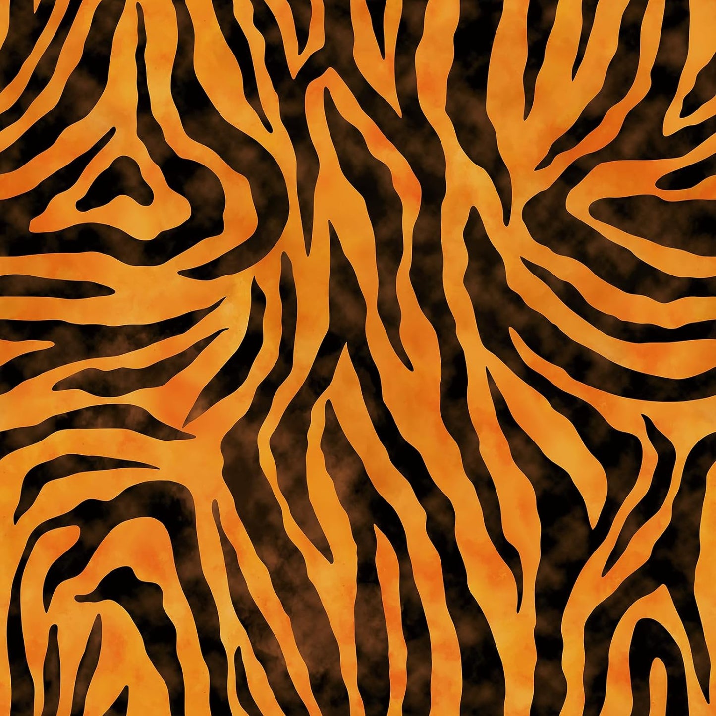 Papel tapiz retro rayas tigre autoadhesivo 17.5x80pulg