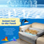 Cama refrescante perro grande funda extraible antideslizante 41x37