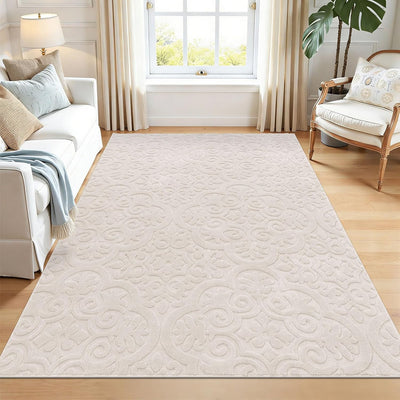 Alfombra lavable 5x7ft sala dormitorio antideslizante suave