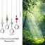 Set 4 Atrapasoles Cristal Decoración Oficina Jardín