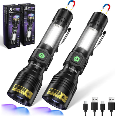 Linterna UV LED 365-395 nm detector orina mascotas