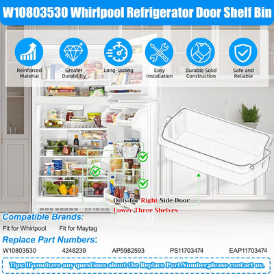 Contenedor puerta refrigerador Whirlpool