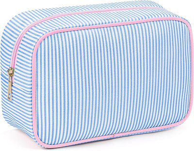 Bolsa maquillaje sirsaca a rayas para mujer viaje boda
