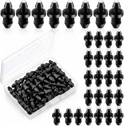 100 Tapones Riego 1/4pulg Con Tapas Púas Conectores