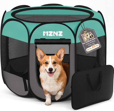 Jaula plegable para perros pequeños y medianos con funda portátil
