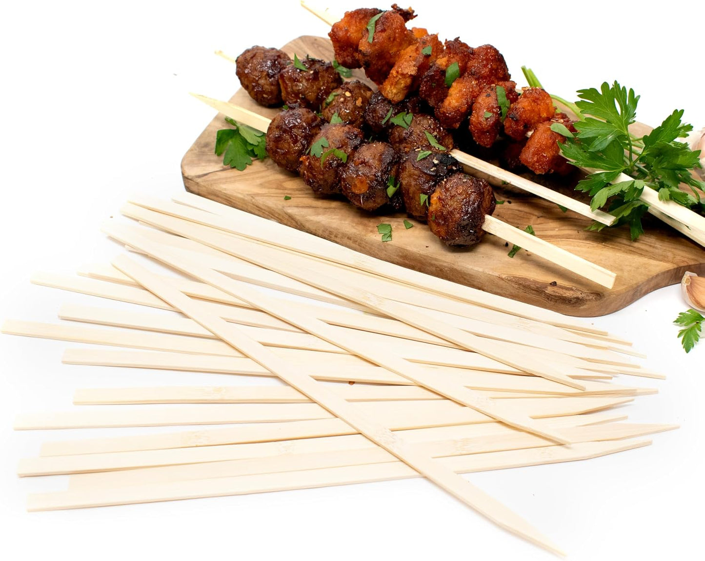 Pinchos bambú planos 11.5pulg