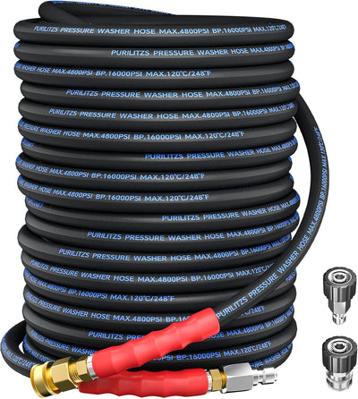 Manguera lavadora 3/8pulg 100ft acero trenzado