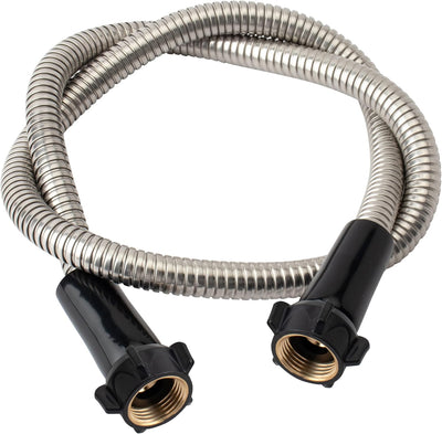 Manguera jardín acero inox 304 3ft conector latón hembra