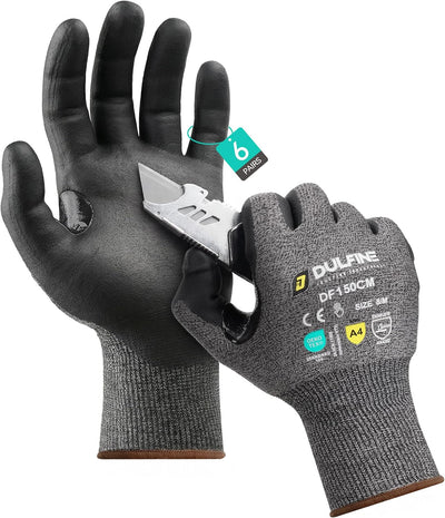 Guantes trabajo antideslizante tacto para cortar vidrio madera