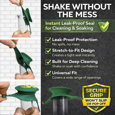 Sistema limpieza reutilizable Hytek para vidrio y tubos verde