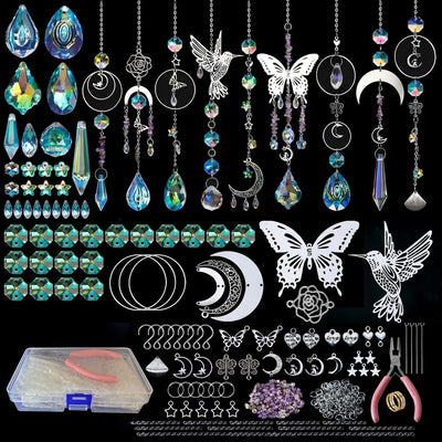 Kit 400 atrapasoles cristal decoración hogar manualidades
