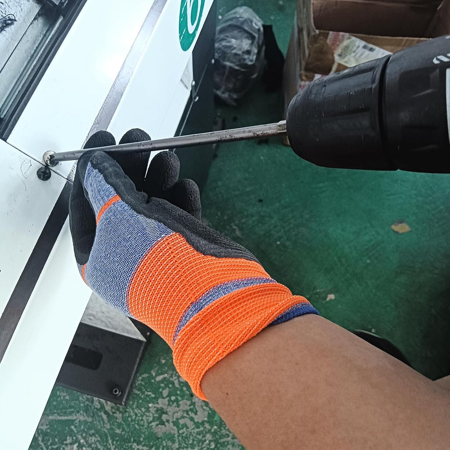 6 Pzas Guantes Jardinería Transpirables con Látex