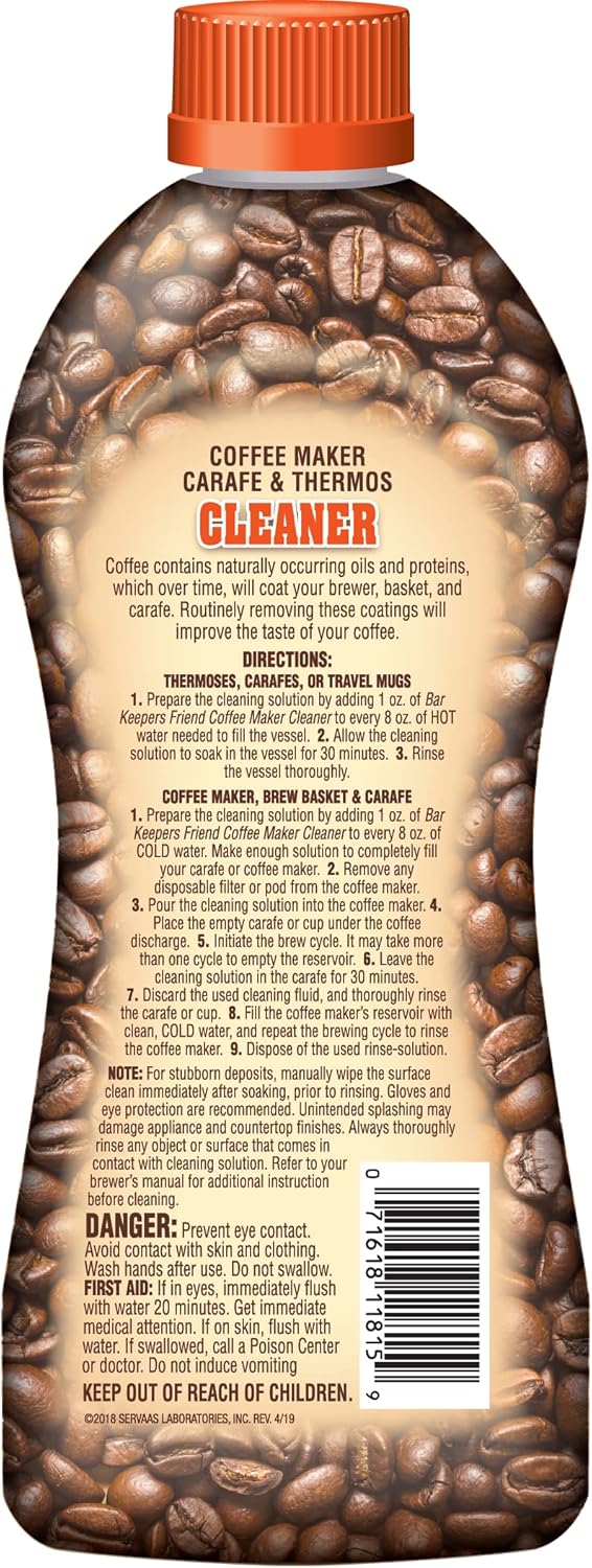 Limpiador cafetera descalcificador 2x12oz para termos