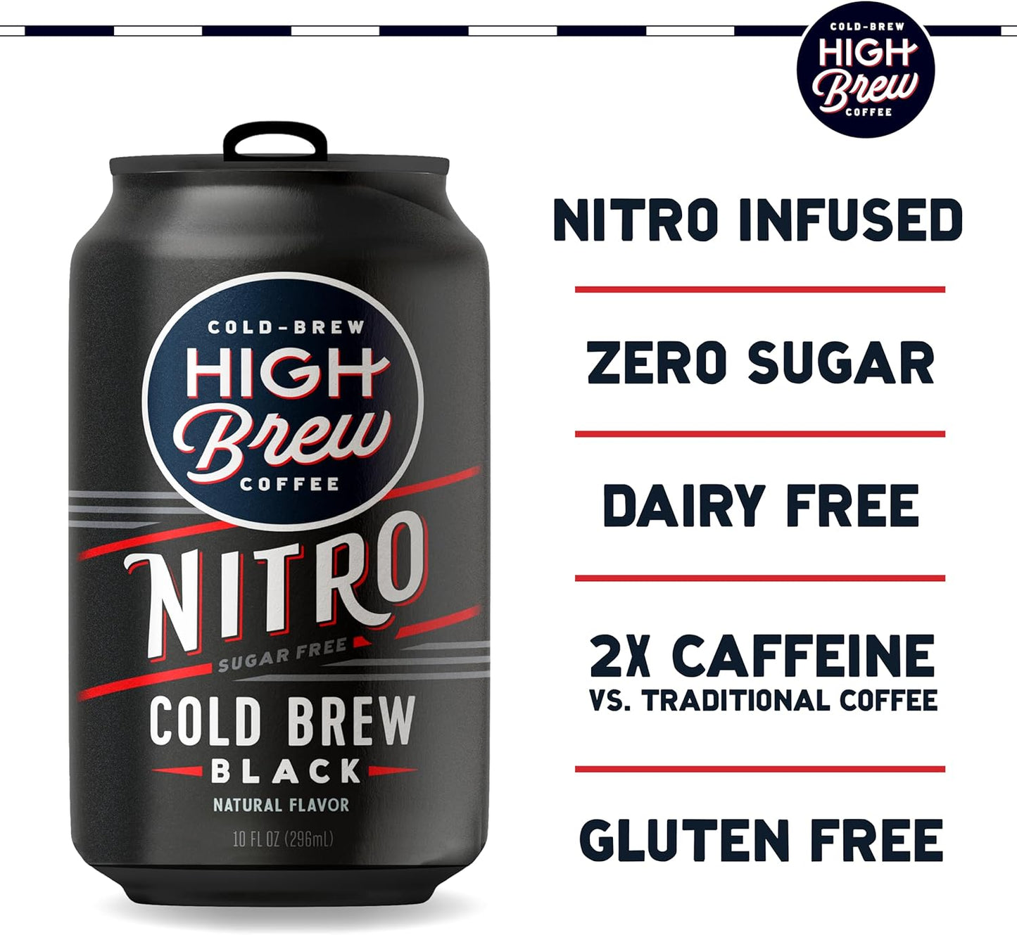 Café frío sin azúcar ni lácteos 10oz paquete 24