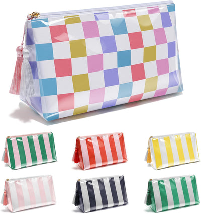Bolsa maquillaje viaje impermeable transparente para mujer