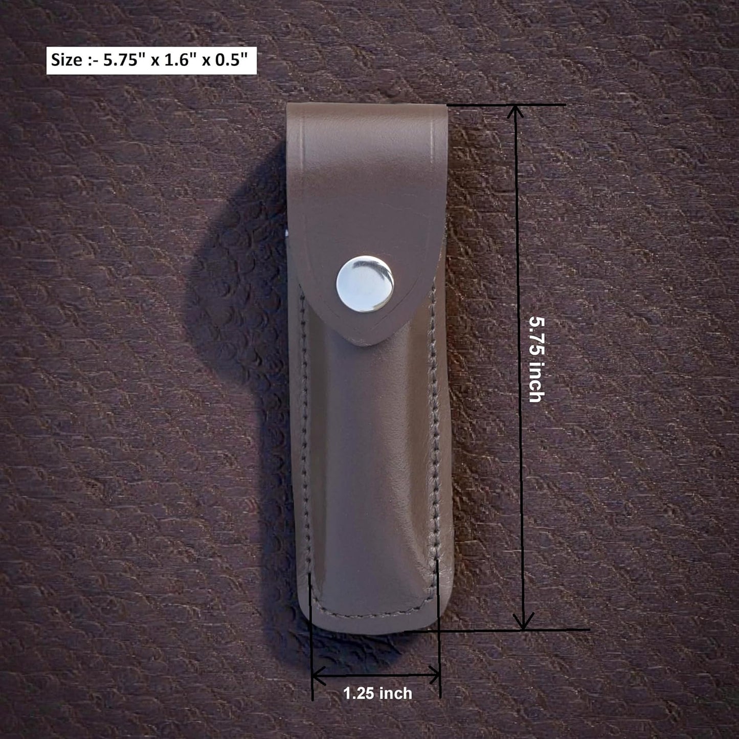 Funda cuero cuchillo plegable multiherramientas