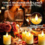 6 Velas Té LED Recargables 1.5x2.2pulg Control Remoto