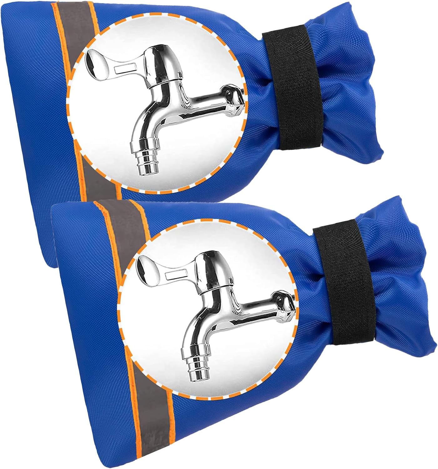 Fundas grifos exteriores 10x6.3' cubierta 2 pzas reutilizable azul