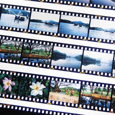 100 Fundas Fotos 1.378pulg Soporte Película