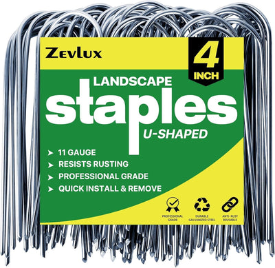 Set 40 estacas U 11x4pulg para riego y barreras malezas