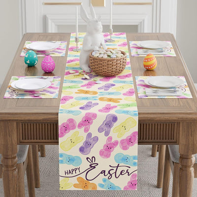 Decoración Pascua Conejo Colorida 13x60pulg