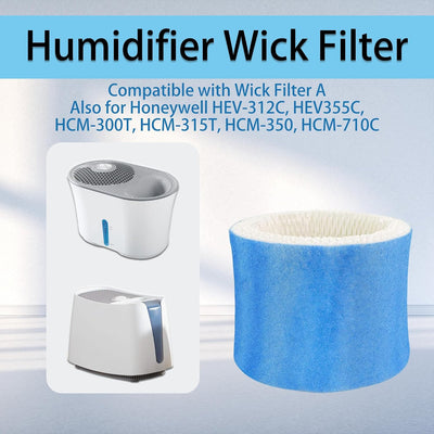 4 Filtros HAC504 para Humidificador Honeywell HEV-312C y HCM-300T