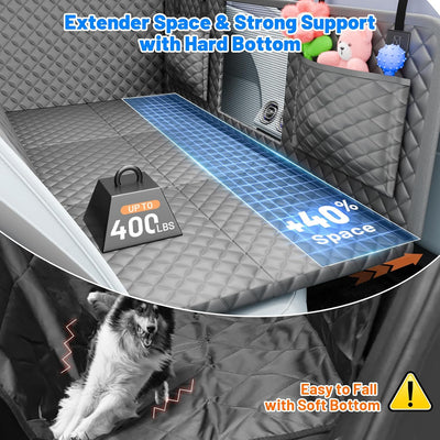 Funda asiento perro SUV impermeable con ventana