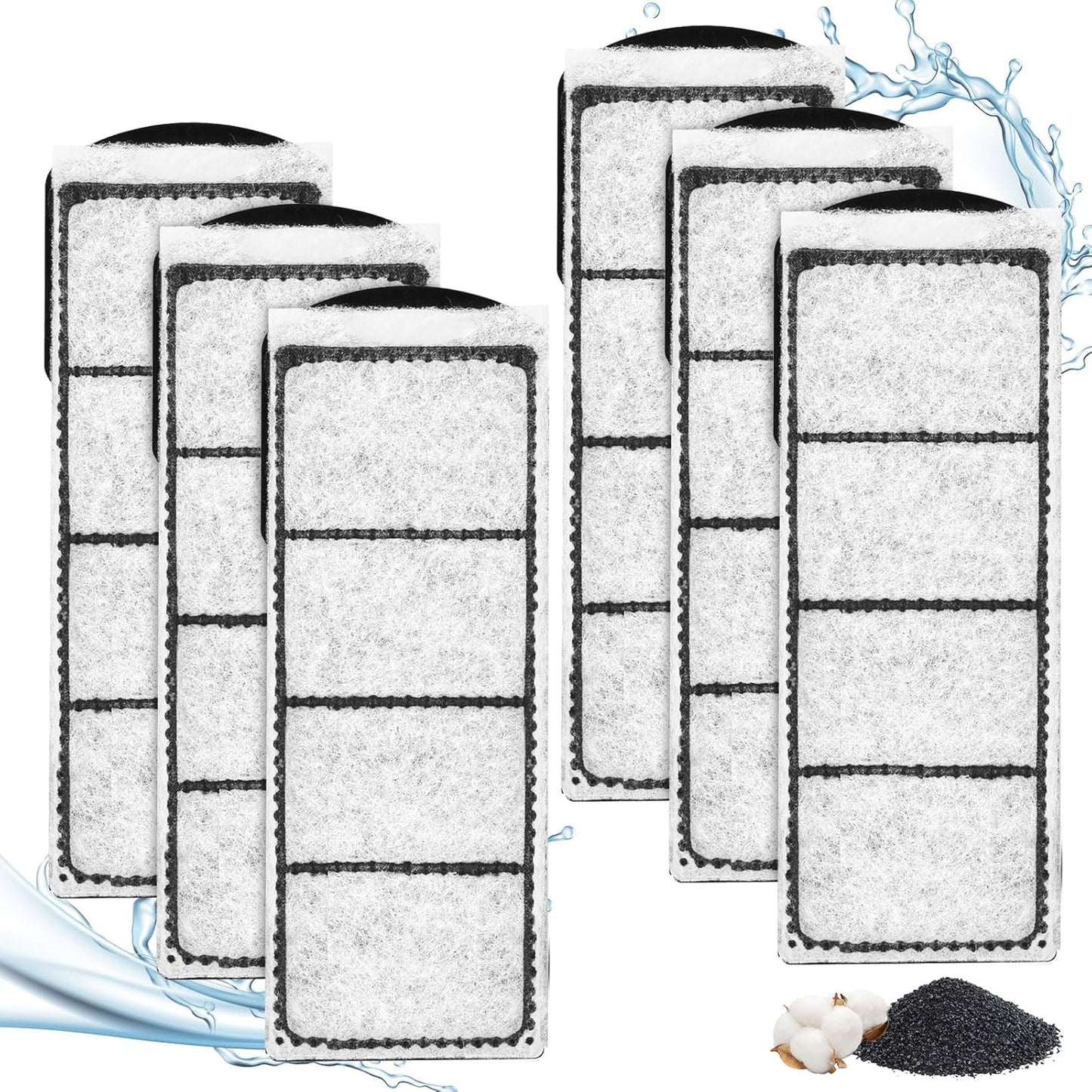 6 Cartuchos Filtro Agua Acuario Comp BioCube 14-32gal